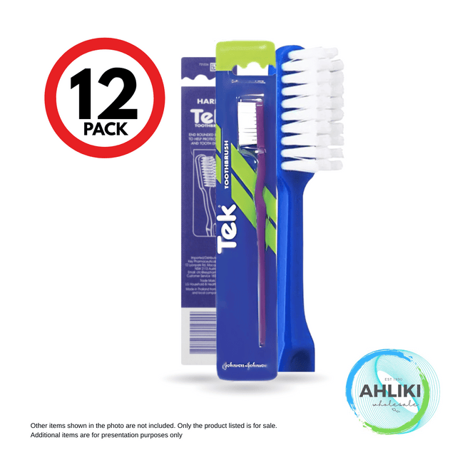 J&J Tek t/brush 12*12's Asstd "PICKUP FROM AH LIKI WHOLESALE"