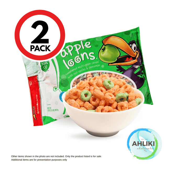 Food Club Apple Loons Cereal 32oz x 2PACK "PICKUP FROM AH LIKI WHOLESALE"