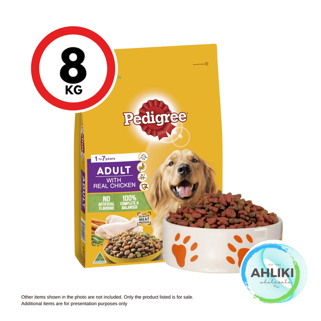 PEDIGREE Adult Chicken 8kg "PICKUP FROM AH LIKI WHOLESALE"