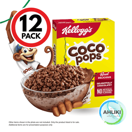 Kelloggs Coco Pops Cereal 650g 12PACK [not avail. at Taufusi Branch] "PICKUP FROM AH LIKI WHOLESALE ONLY"