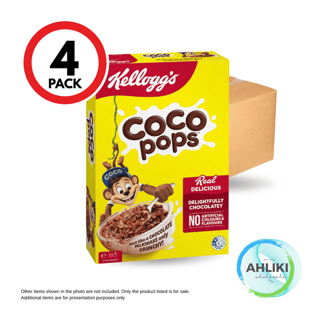 Kelloggs Coco Pops Cereal 255g 4PACK (K015707) [NOT AVAIL SALELOLOGA] "PICKUP FROM AH LIKI WHOLESALE ONLY"