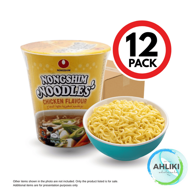 Nongshim Cup Noodles 12PACK 68g-75g Assorted "PICKUP FROM AH LIKI WHOLESALE"