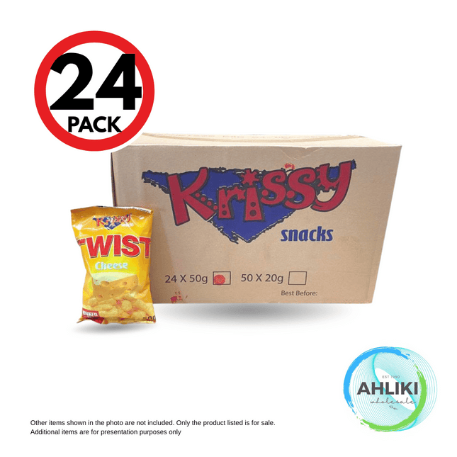 Krissy Snacks Chips 24PACK x 50g Assorted [SOLD OUT] "PICKUP FROM AH LIKI WHOLESALE"