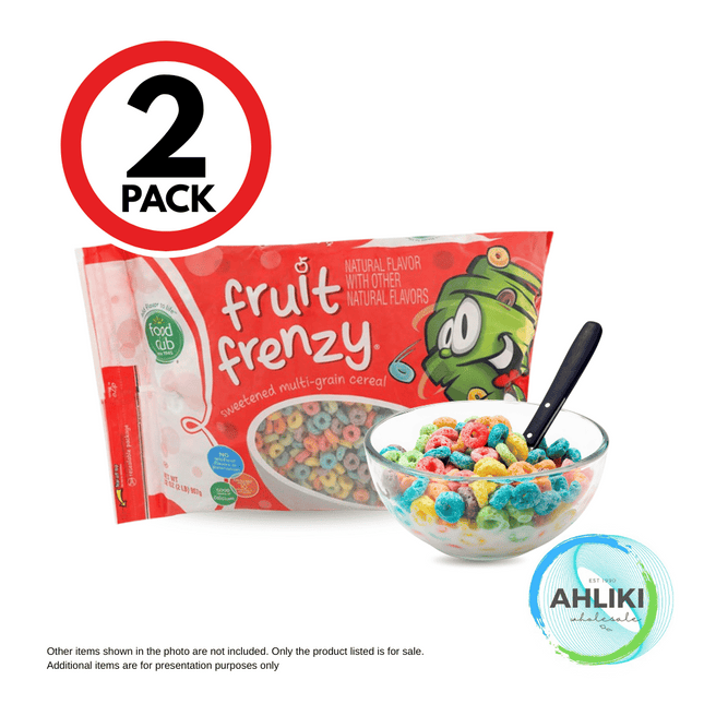 Food Club Fruit Loops Frenzy Cereal 32oz x 2PACK "PICKUP FROM AH LIKI WHOLESALE"