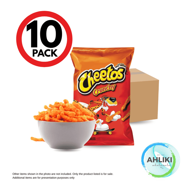 Cheetos Crunchy Cheese 10PACK x 8oz [NOT AVAIL SALELOLOGA & TAUFUSI] "PICKUP FROM AH LIKI WHOLESALE"