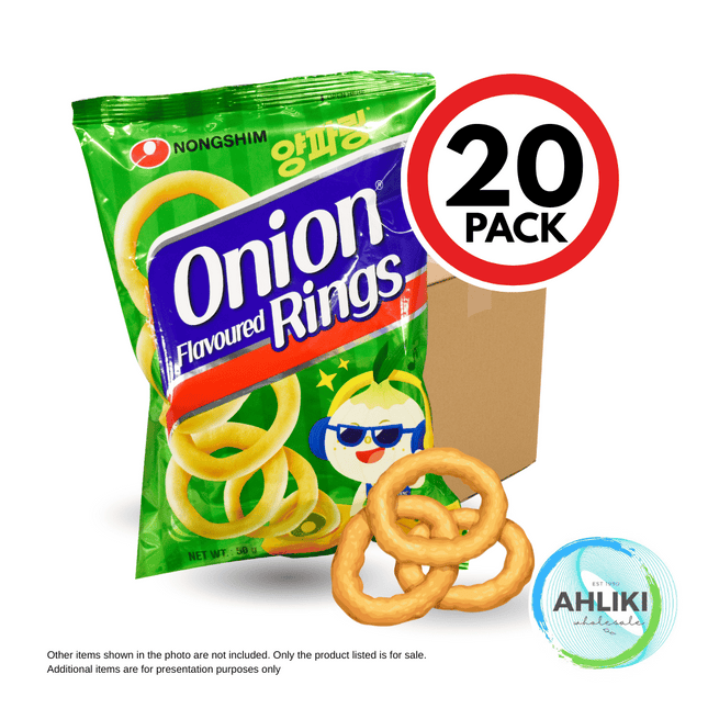 Onion Rings Snacks 50g x 20PACK [NOT AVAIL AT SALELOLOGA] "PICKUP FROM AH LIKI WHOLESALE"