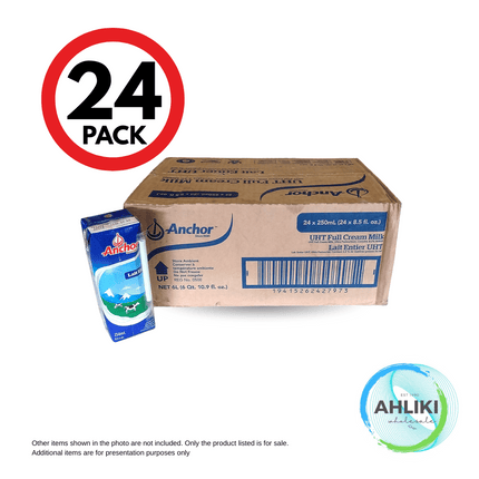 Anchor Regular Milk 24PACK x 250mls Small Packet Milk/Pepa Susi Laitiiti [SOLD OUT] "PICK UP FROM AH LIKI WHOLESALE"