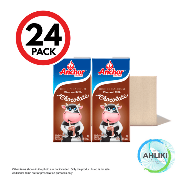 Anchor Chocolate Milk 24PACK x 250mls "PICKUP FROM AH LIKI WHOLESALE"