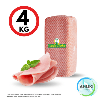 Chefs Choice Ham 4kg Block "PICKUP FROM AH LIKI WHOLESALE"