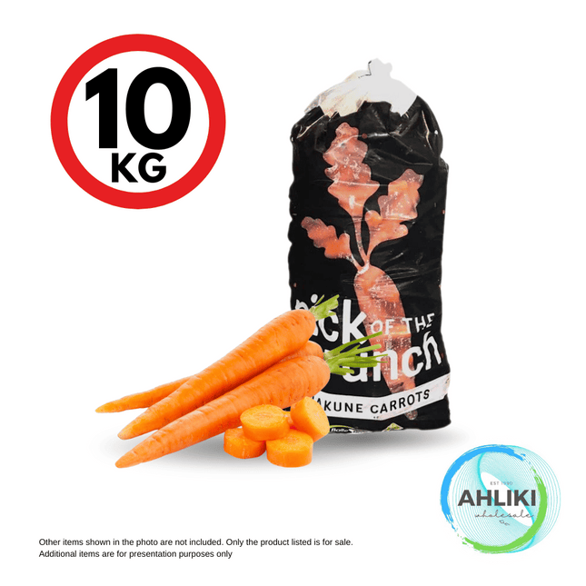 NZ Carrots 10kg Bag "PICKUP FROM AH LIKI WHOLESALE"