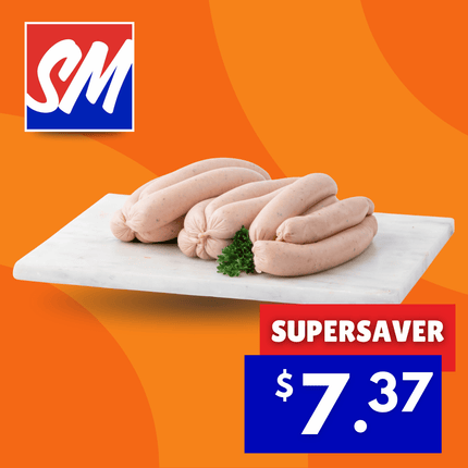 SUPERSAVER! Top Chef Precooked Sausages 9pcs  "PICKUP FROM FARMER JOE SUPERMARKET VAITELE ONLY"