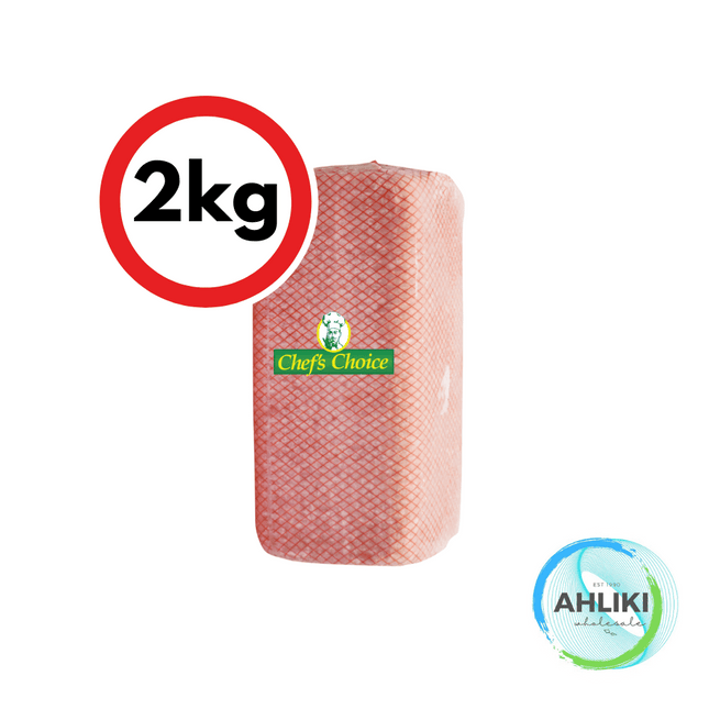 Chefs Choice Ham 2kg Block "PICKUP FROM AH LIKI WHOLESALE"