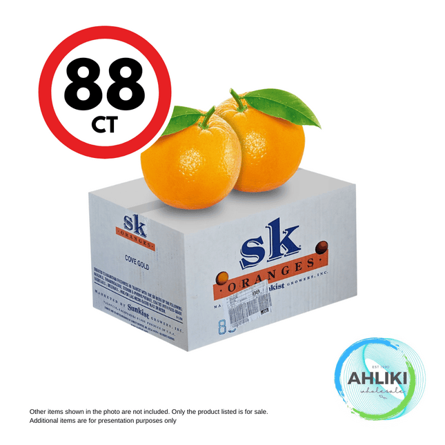 US Fresh Oranges 88CT Case "PICKUP FROM AH LIKI WHOLESALE"