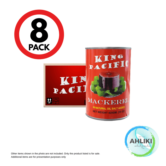 King Pacific Natural Oil Pusa Elegi 8PACK x 425g "PICKUP FROM AH LIKI WHOLESALE"