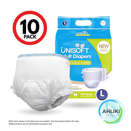Unisoft Adult Diaper Large 10 x 10PACK [SOLD OUT] "PICKUP FROM AH LIKI WHOLESALE"