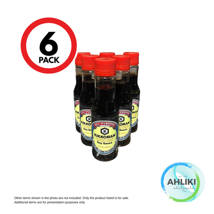 Kikkoman Soy Sauce 5oz 6PACK (20634) "PICKUP FROM AH LIKI WHOLESALE"