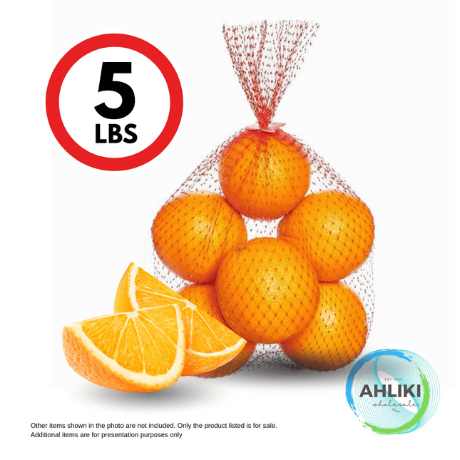 Fresh Oranges 5Lb Bag [NOT AVAIL AT HQ] "PICKUP FROM AH LIKI WHOLESALE"