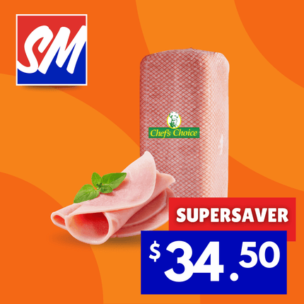 SUPERSAVER! Chefs Choice Ham 4kg Block "PICKUP FROM AH LIKI WHOLESALE"