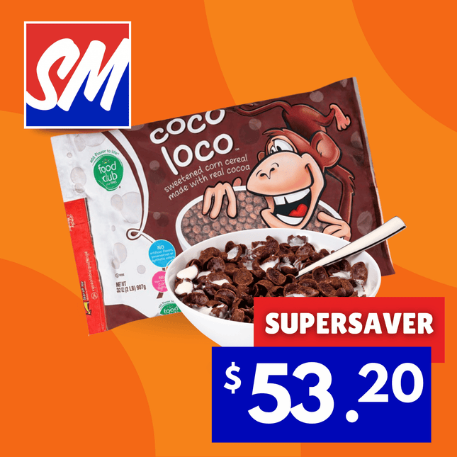 SUPERSAVER! Food Club Coco Loco Breakfast Cereal 32oz x 2PACK "PICKUP FROM AH LIKI WHOLESALE"