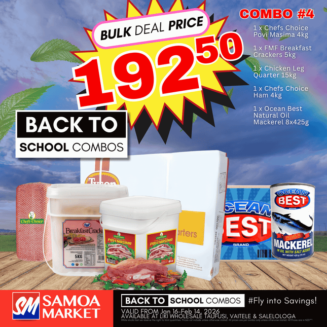 Back To School COMBO #4 "PICKUP FROM AH LIKI WHOLESALE"