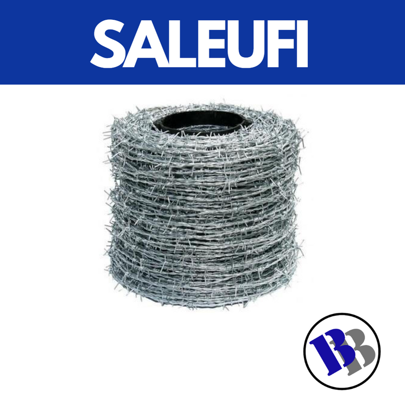 BARBED WIRE 2.5mmx225mx25kg ST HDG BBL - Substitute if sold out - "PICKUP FROM BLUEBIRD LUMBER SALEUFI"