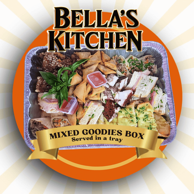 Mixed Goodies Box (served in a tray) "PICKUP FROM BELLAS KITCHEN, TAUESE, APIA"