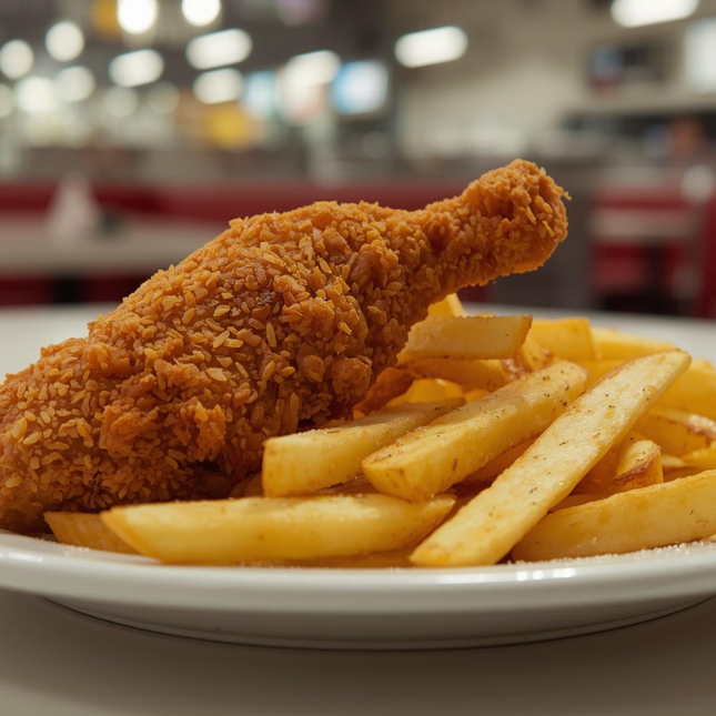 Chicken & Chips COMBO "PICKUP FROM BRE'S ANIMAL FRIES AT VAILIMA"