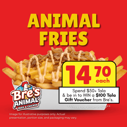 Animal Fries "PICKUP FROM BRE'S ANIMAL FRIES AT VAILIMA"