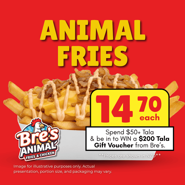 Animal Fries "PICKUP FROM BRE'S ANIMAL FRIES AT VAILIMA"