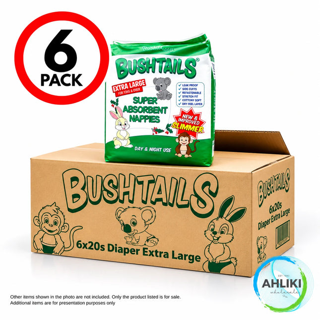 Bushtail Baby Diaper XL 20 x 6PACK