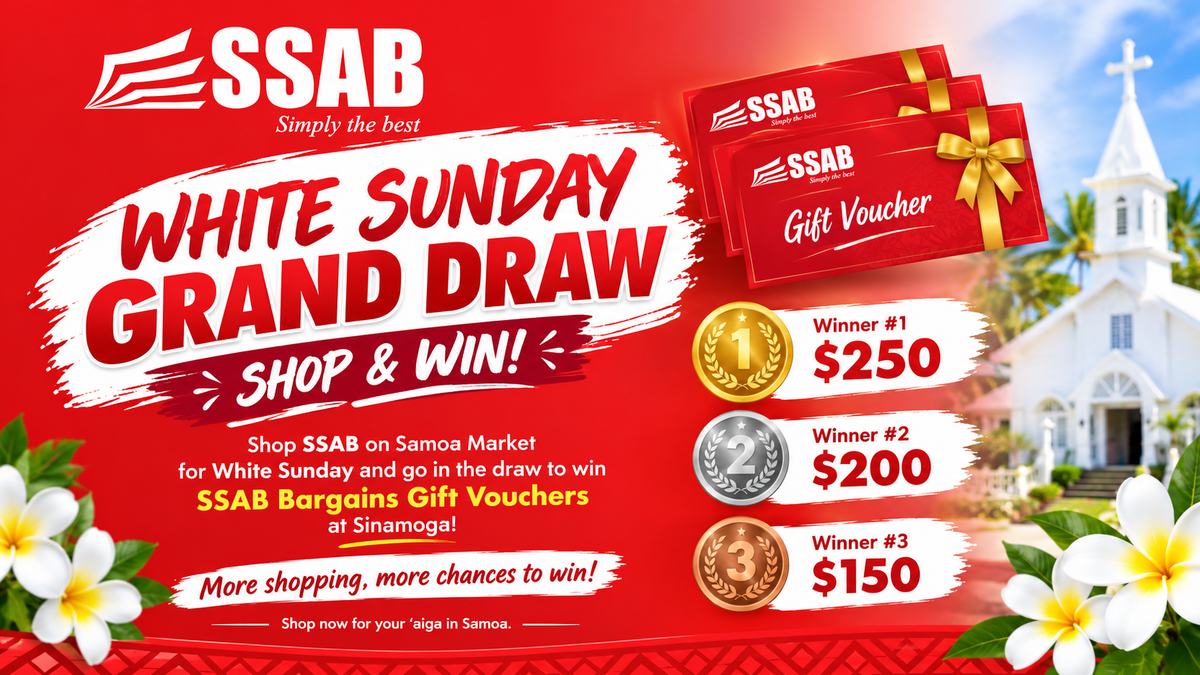 SSAB White Sunday Grand Draw — Shop & Win!