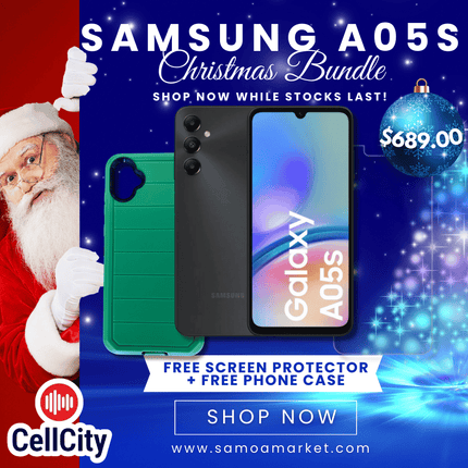 Samsung A05s Christmas Bundle [PICK UP FROM CELL CITY UPOLU]