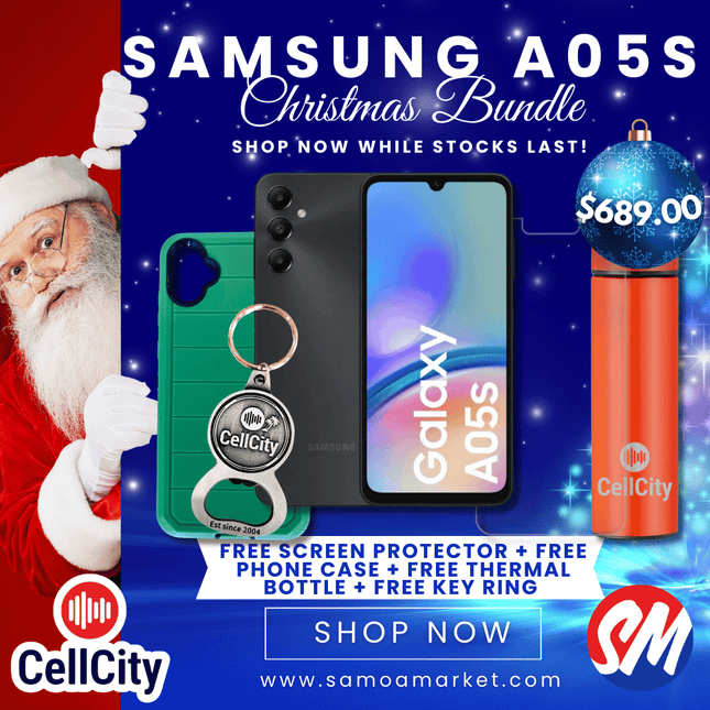 Samsung A05s Christmas Bundle [PICK UP FROM CELL CITY UPOLU]