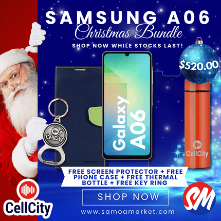 Samsung A06 Christmas Bundle [PICK UP FROM CELL CITY UPOLU and SAVAII]