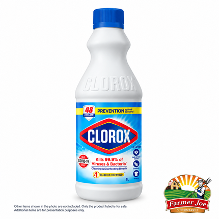 Clorox Liquid Bleach 1kg "PICKUP FROM FARMER JOE SUPERMARKET VAITELE ONLY"