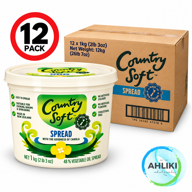 Anchor Country Soft Spread 1kg 3PACK (41210) "PICKUP FROM AH LIKI WHOLESALE"