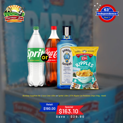 Independence Deal #3 "PICKUP FROM FARMER JOE SUPERMARKET UPOLU ONLY"
