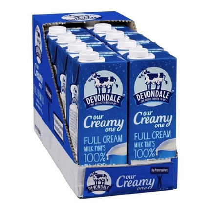 Devondale Full Cream UHT Milk 10x1L "PICKUP FROM AH LIKI WHOLESALE"