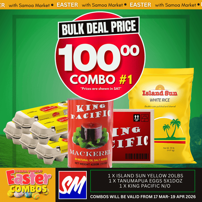 EASTER COMBO #1 "PICKUP FROM AH LIKI WHOLESALE"