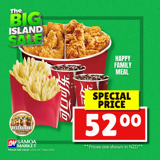 Happy Family Meal "PICKUP FROM RTV SALELOLOGA"