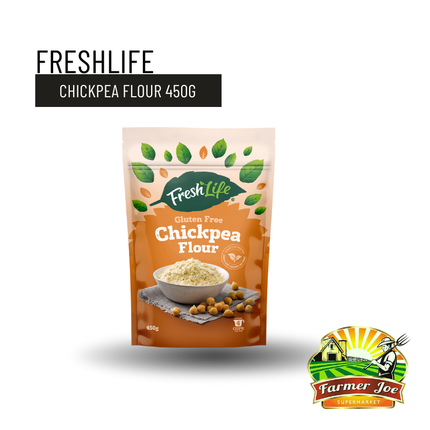 Freshlife Chickpea Flour Gluten Free 450g "PICKUP FROM FARMER JOE SUPERMARKET UPOLU ONLY"