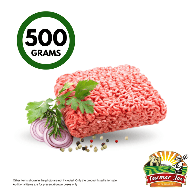 Top Side Beef Mince 500g "PICKUP FROM FARMER JOE SUPERMARKET VAITELE ONLY"
