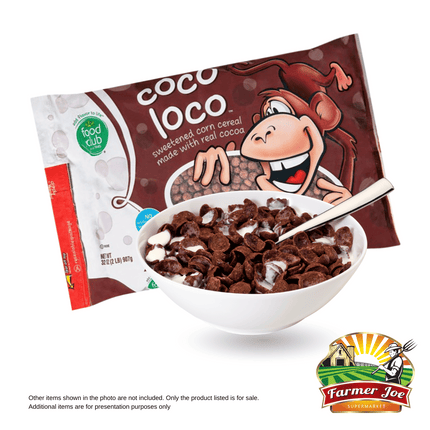 Food Club Coco Loco Cereal 32oz "PICKUP FROM FARMER JOE SUPERMARKET UPOLU ONLY"