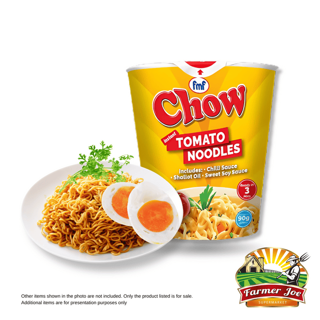 FMF Chow Cup Noodles 90g ASSTD "PICKUP FROM FARMER JOE SUPERMARKET VAITELE ONLY"