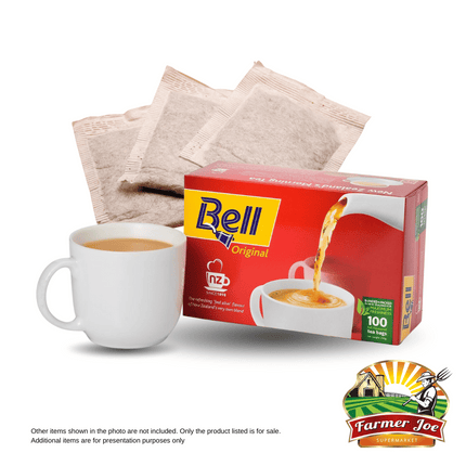 Bell Tea Original 100 Bags "PICKUP FROM FARMER JOE SUPERMARKET ONLY"