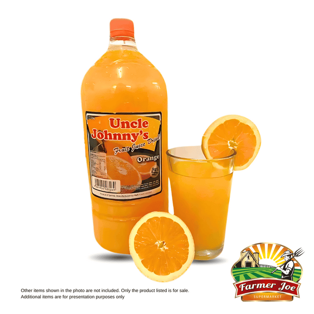 Uncle Johnny's Orange Juice 1Ltr "PICKUP FROM FARMER JOE SUPERMARKET VAITELE ONLY"