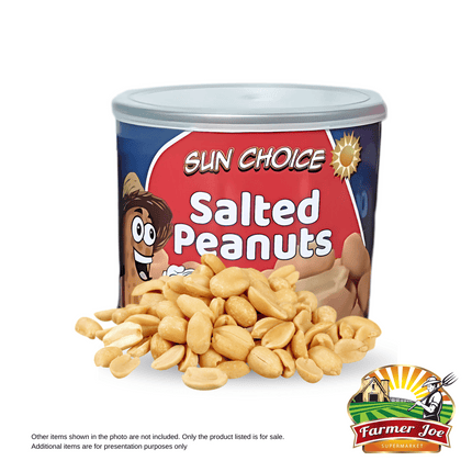 Sun Choice Roasted & Salted Peanuts 185G "PICKUP FROM FARMER JOE SUPERMARKET UPOLU ONLY"