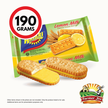 Hatari Cream Biscuit Assorted 190g "PICKUP FROM FARMER JOE SUPERMARKET UPOLU ONLY"