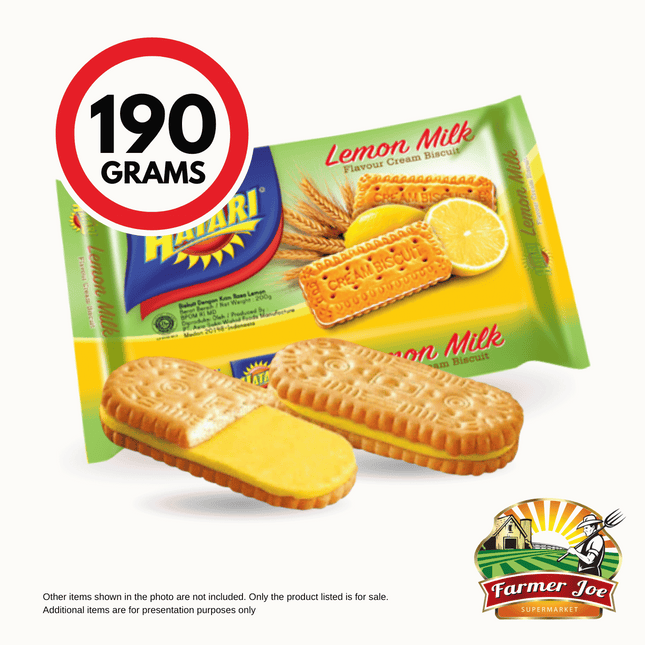 Hatari Cream Biscuit Assorted 190g "PICKUP FROM FARMER JOE SUPERMARKET UPOLU ONLY"