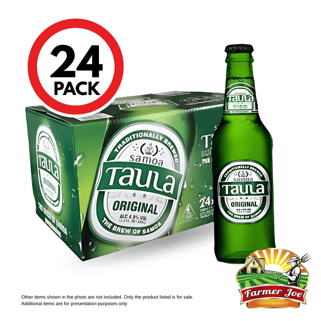 Taula Original 24 x 330mls" [21+ ONLY] PICKUP FROM FARMER JOE SUPERMARKET UPOLU ONLY"